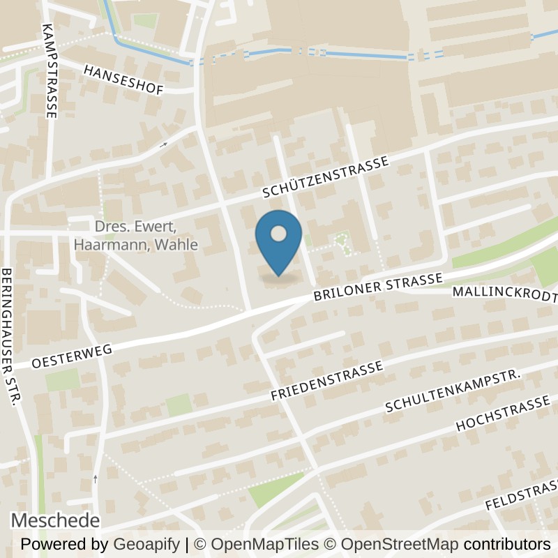 Map: location of Körperformen Meschede in Meschede