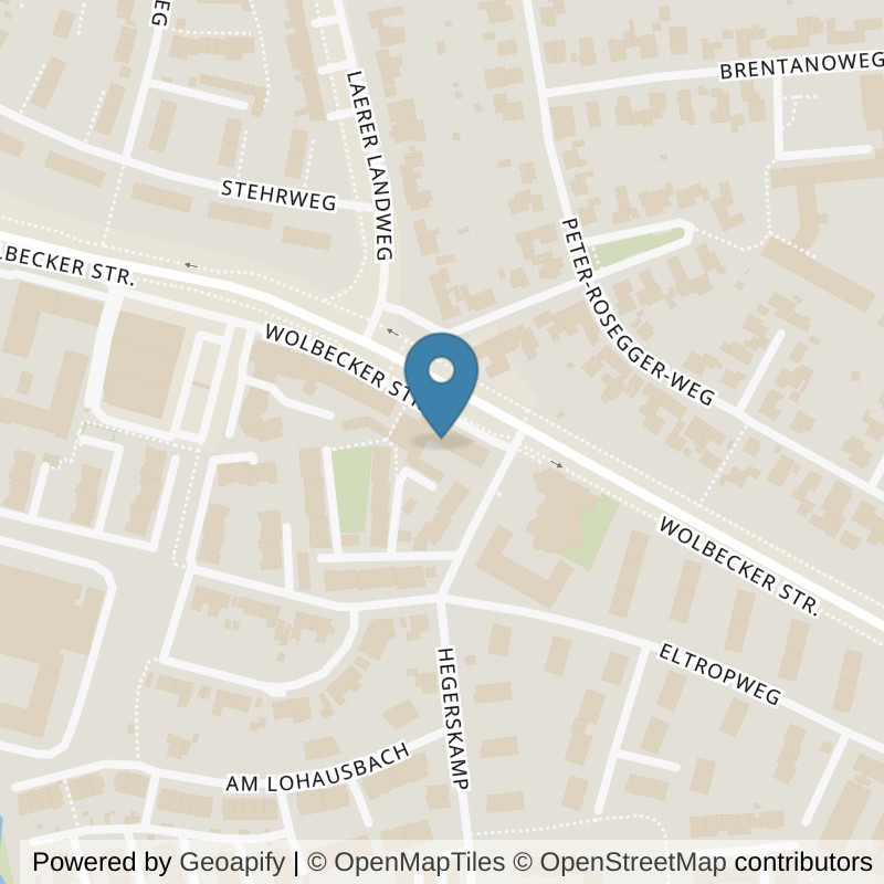 Map: location of Körperformen Münster Mauritz-Ost in Münster