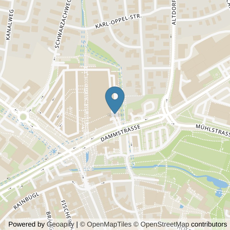 Map: location of Körperformen Neumarkt i.d. Oberpfalz in Neumarkt in der Oberpfalz