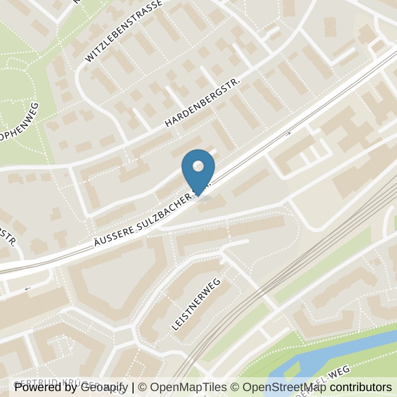 Map: location of Körperformen Nürnberg Erlenstegen in Nürnberg