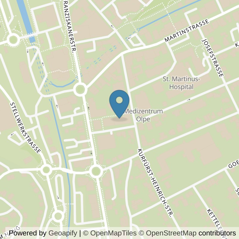 Map: location of Körperformen Olpe in Olpe