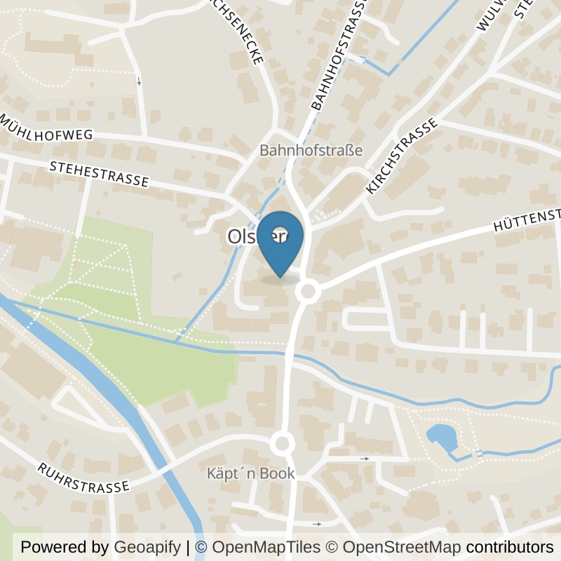 Map: location of Körperformen Olsberg in Olsberg