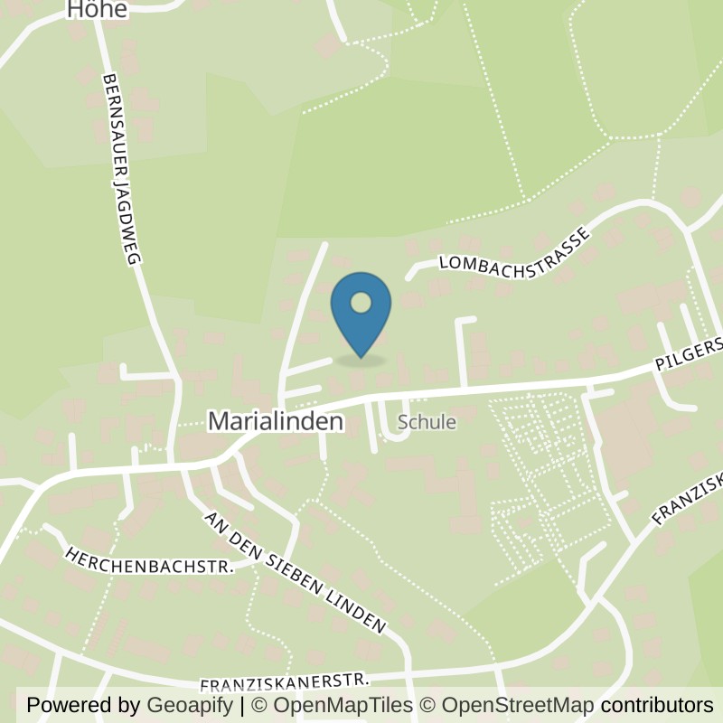 Map: location of Körperformen Overath-Marialinden in Overath