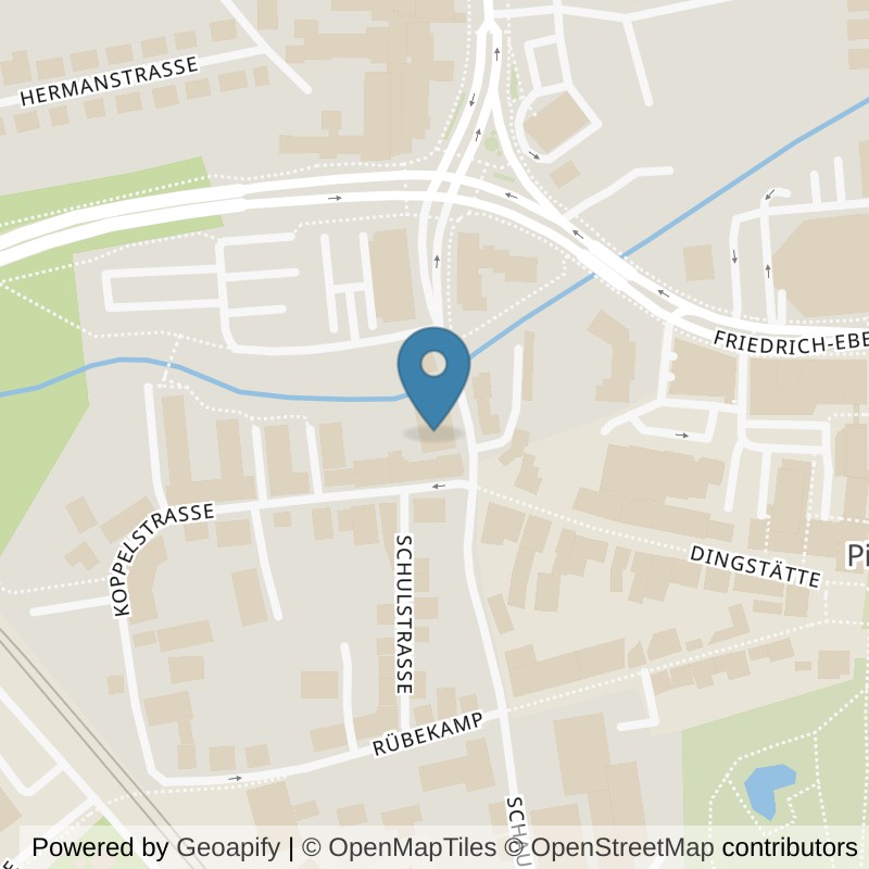 Map: location of Körperformen Pinneberg in Pinneberg