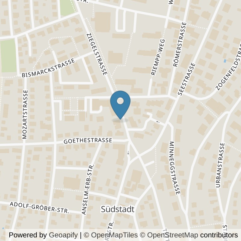 Map: location of Körperformen Ravensburg in Ravensburg