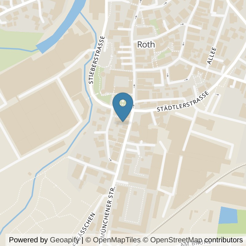 Map: location of Körperformen Roth in Roth