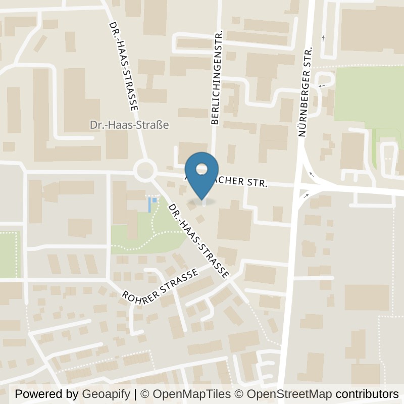 Map: location of Körperformen Schwabach in Schwabach