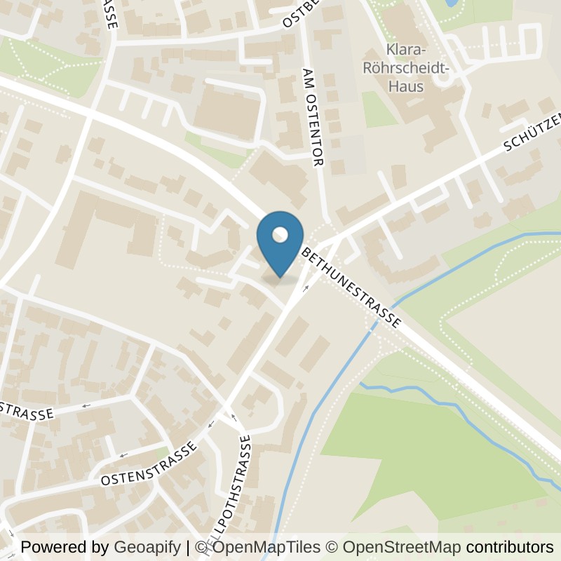 Map: location of Körperformen Schwerte in Schwerte