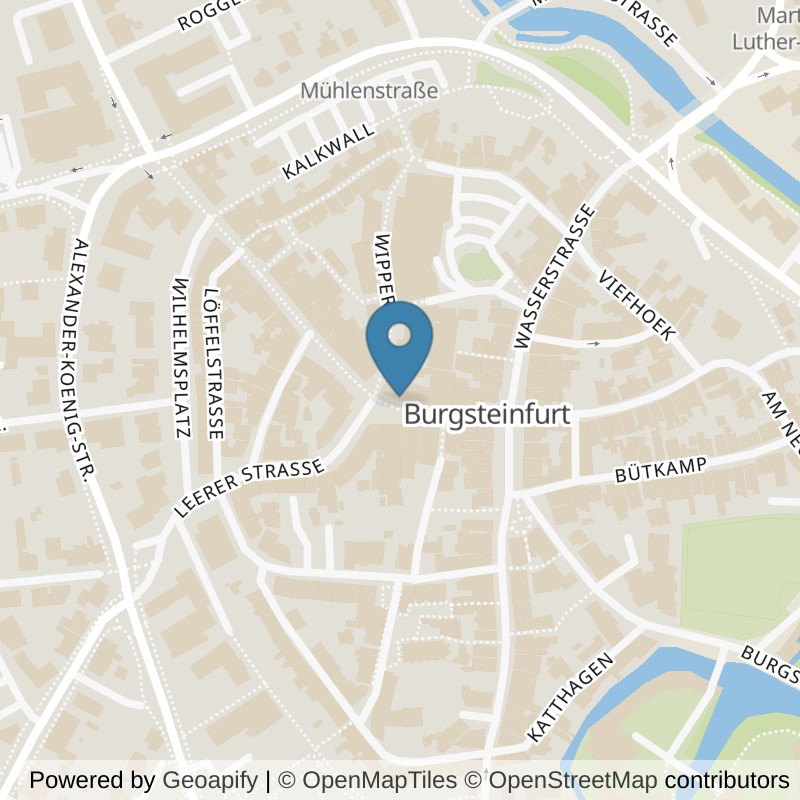 Map: location of Körperformen Steinfurt in Steinfurt