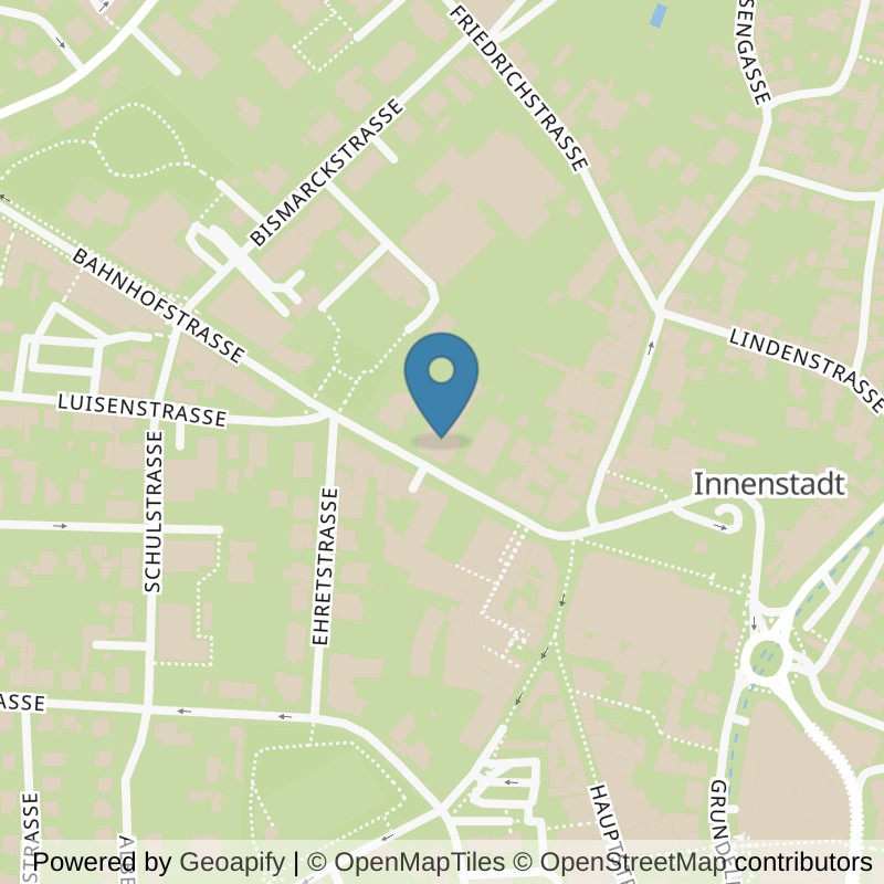 Map: location of Körperformen Weinheim in Weinheim