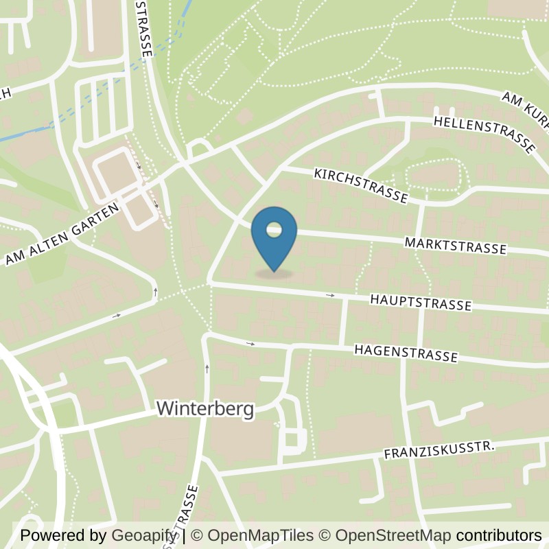 Map: location of Körperformen Winterberg in Winterberg