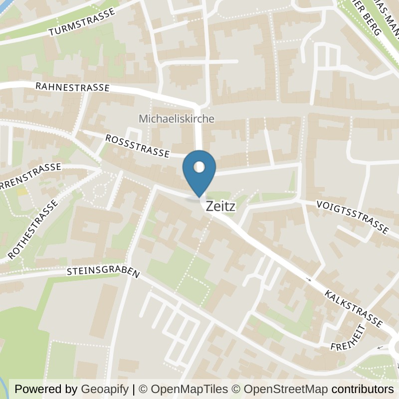 Map: location of Körperformen Zeitz in Zeitz