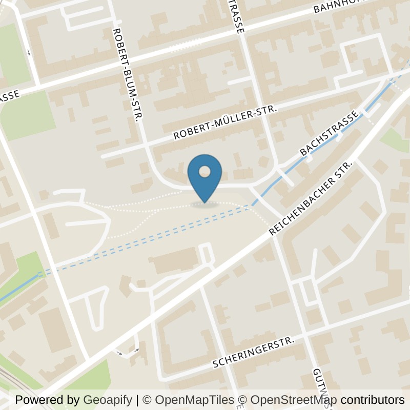 Map: location of Körperformen Zwickau in Zwickau