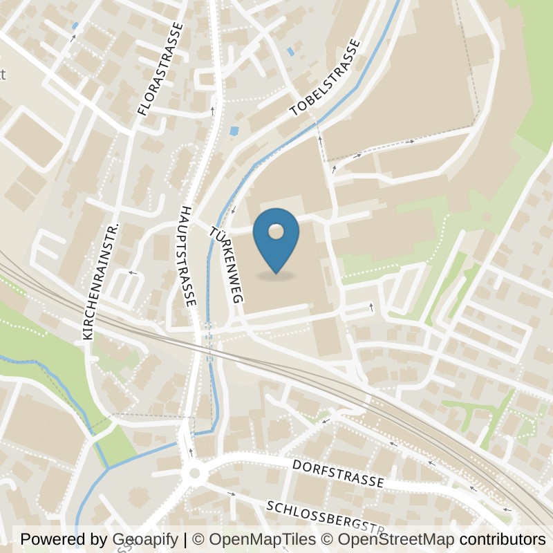 Map: location of Kompetenz und Trainingszentrum Rüti/Spartan Gym in Rüti