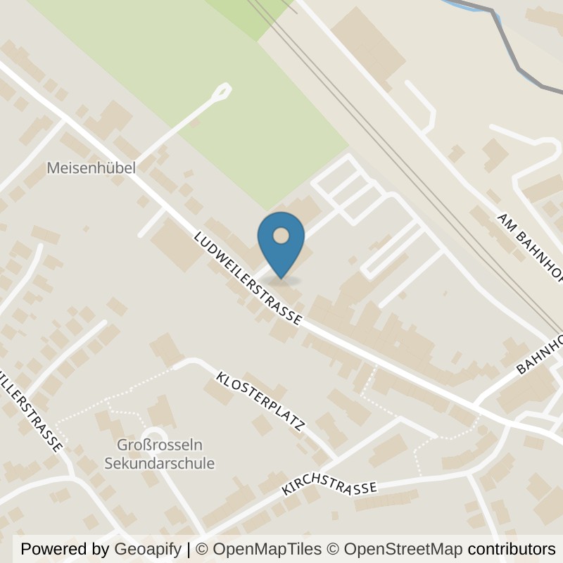 Map: location of Kraftwerk Fitnessclub Großrosseln in Großrosseln