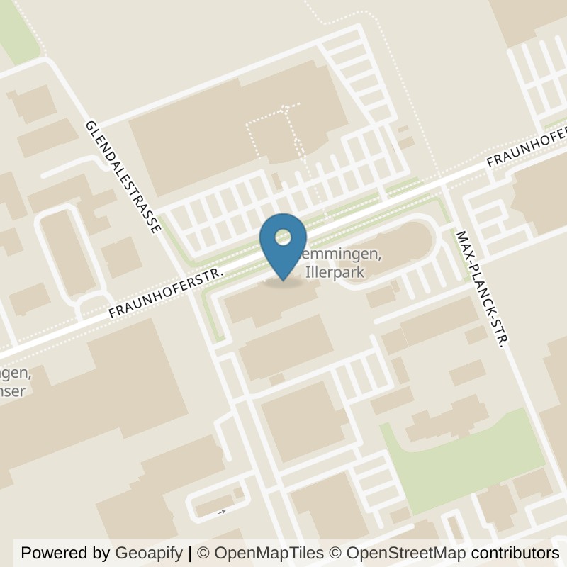 Map: location of Kraftwerk Fitnessclub Memmingen in Memmingen