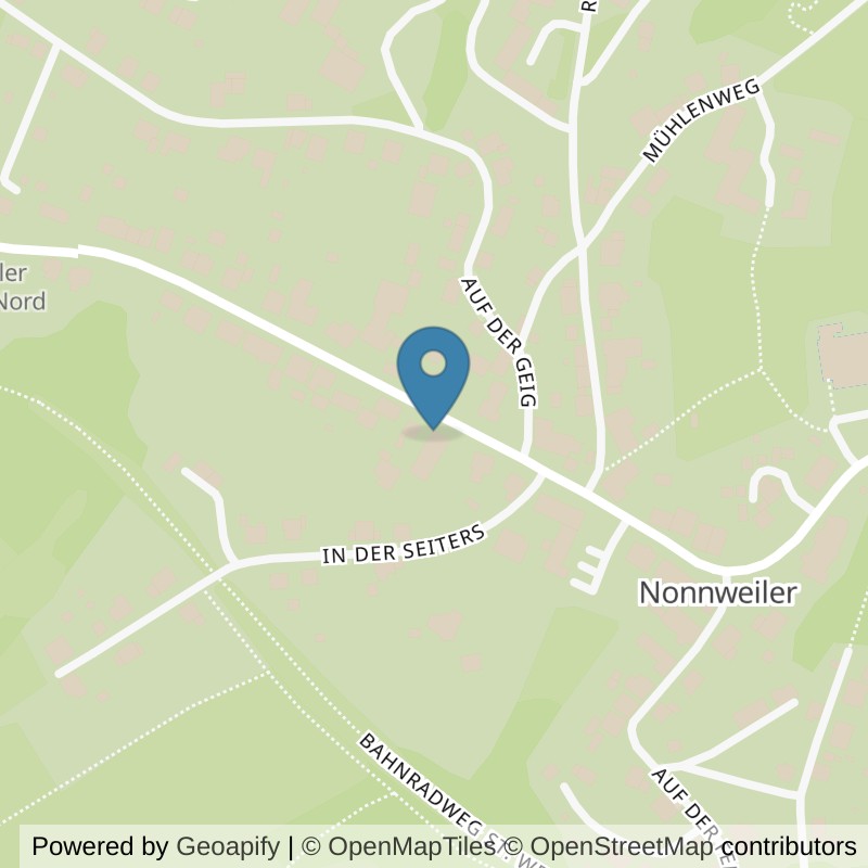 Map: location of Kraftwerk Fitnessclub Nonnweiler in Nonnweiler