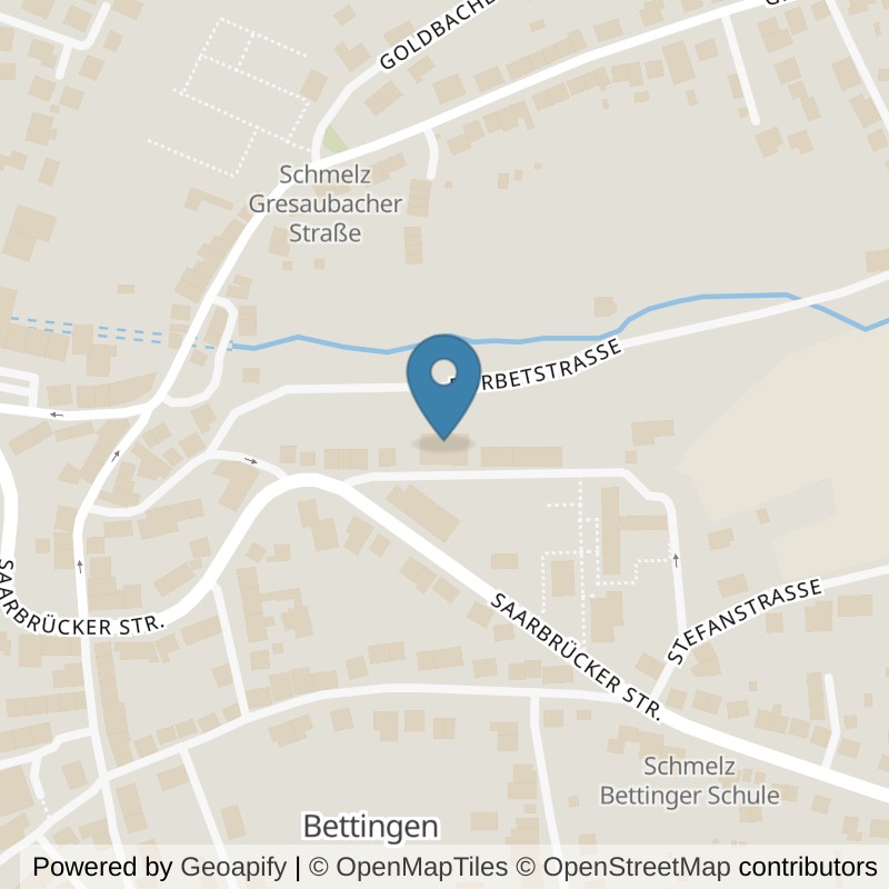Map: location of Kraftwerk Fitnessclub Schmelz in Schmelz