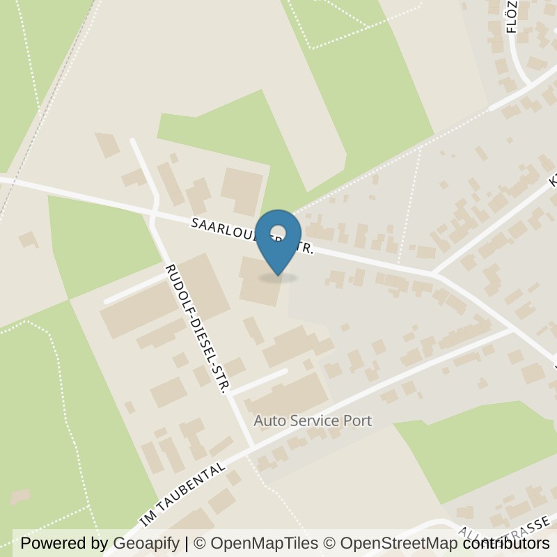 Map: location of Kraftwerk Fitnessclub Schwalbach in Schwalbach
