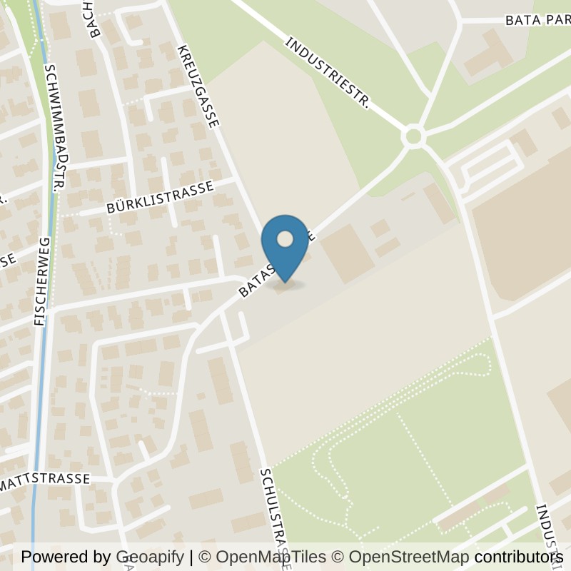 Map: location of KURSRAUM - BATA FIT in Möhlin