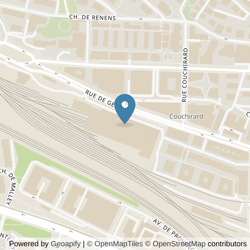 Map: location of La Halle - Sportunity in Lausanne
