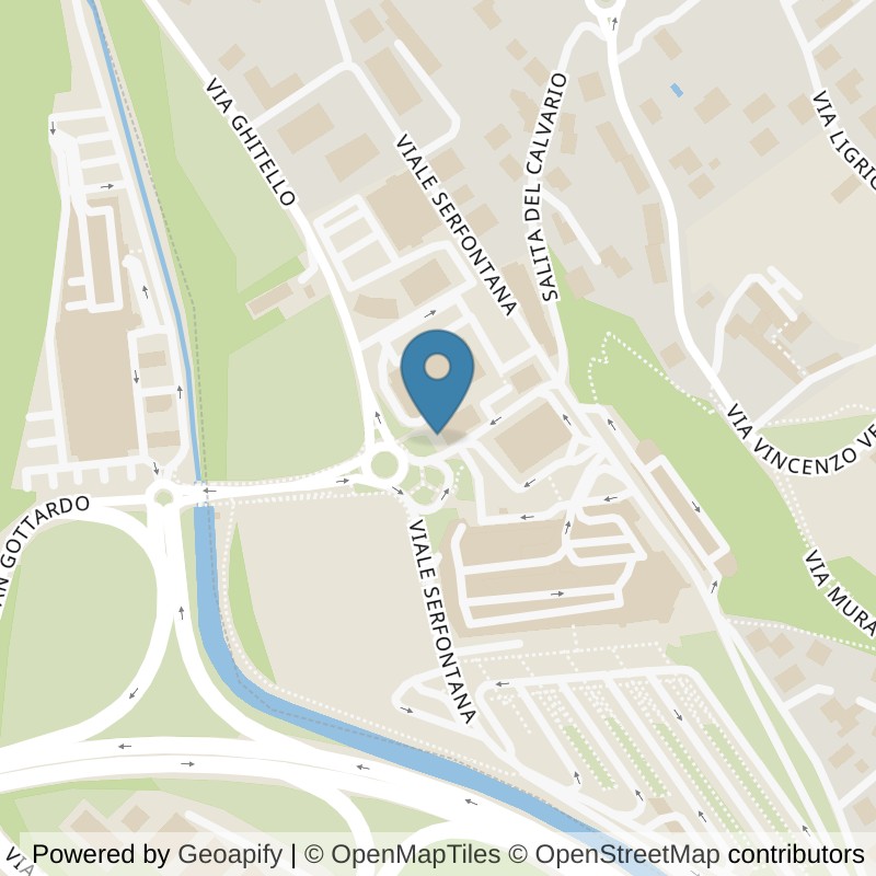 Map: location of La Porta Verde Centro Benessere e Fitness SA in Morbio Inferiore
