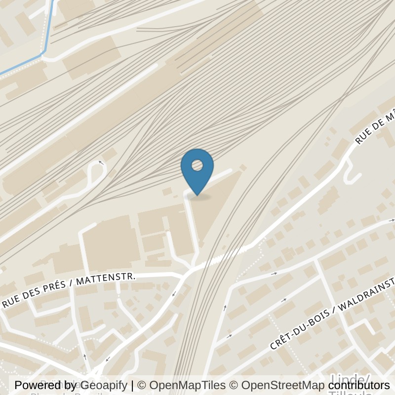 Map: location of La salle du temps - Biel in Biel