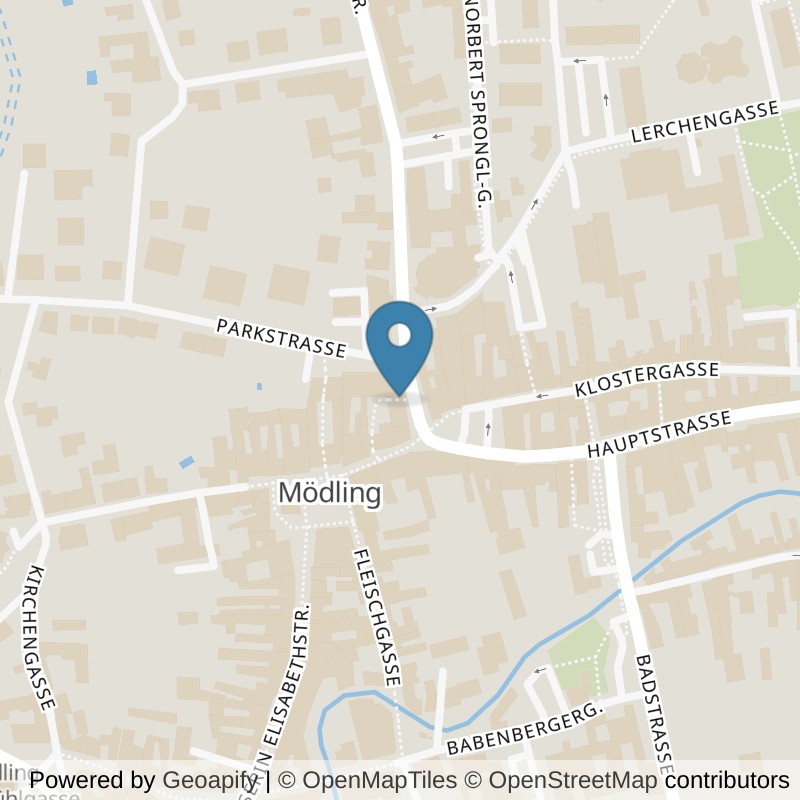Map: location of Lady Fit Damen-Fitness-Studio in Mödling