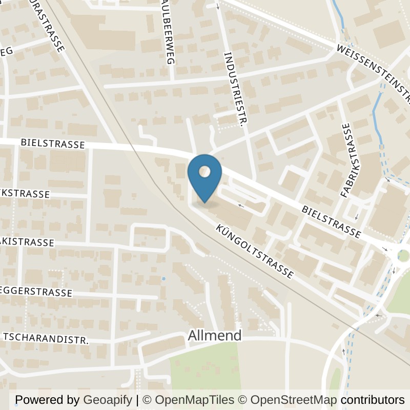 Map: location of Lady Fit Solothurn (Burgerfit) in Solothurn