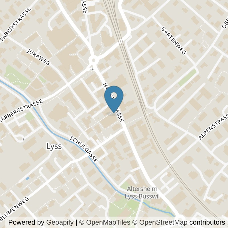 Map: location of Ladyfit in Lyss