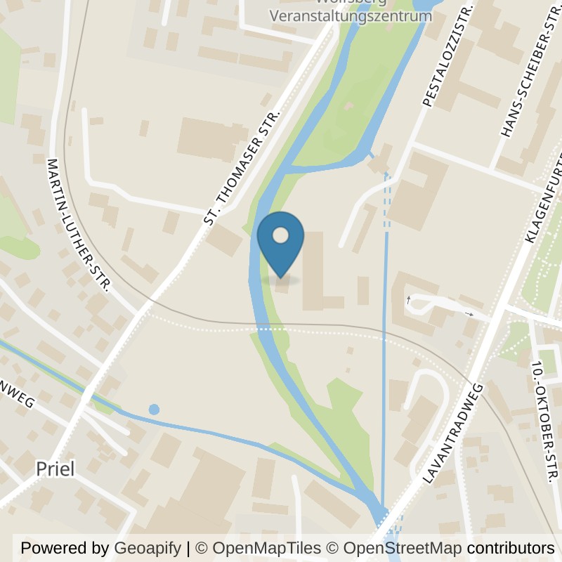 Map: location of LadyGym Wolfsberg in Wolfsberg