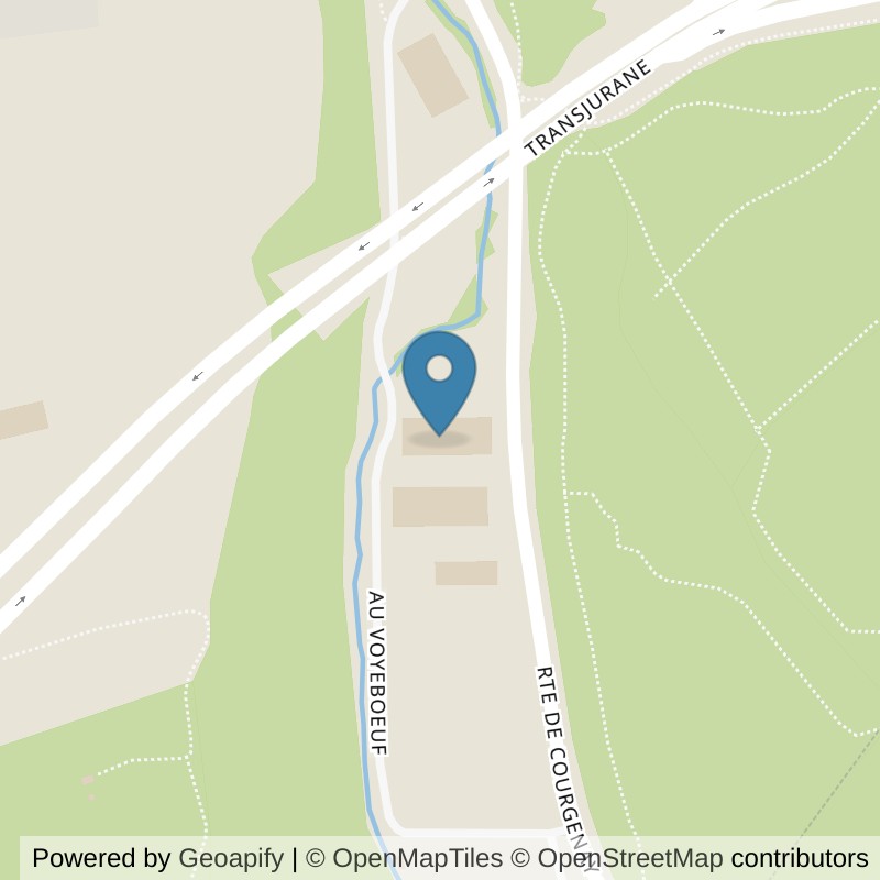 Map: location of Ladyshape in Porrentruy
