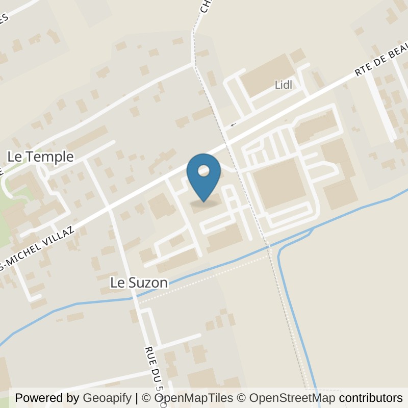 Map: location of L'Appart Fitness Beaurepaire in Beaurepaire