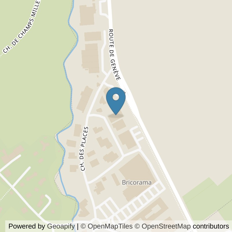 Map: location of L'Appart Fitness Cessy in Cessy