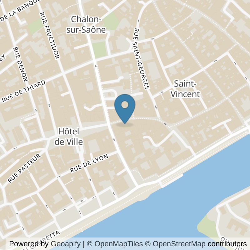 Map: location of L'Appart Fitness Chalon-sur-Saône in Chalon-sur-Saône