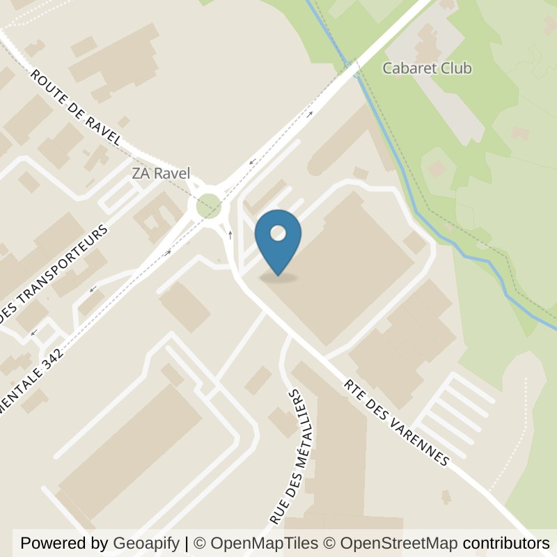 Map: location of L'Appart Fitness Mornant in Beauvallon