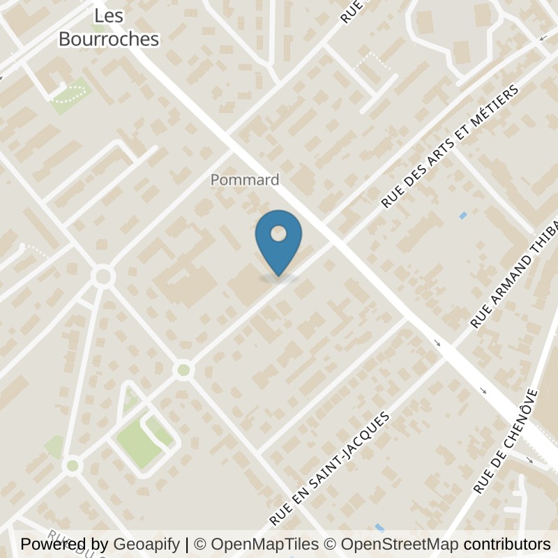 Map: location of L'Appart Fitness Dijon - Bourroches in Dijon