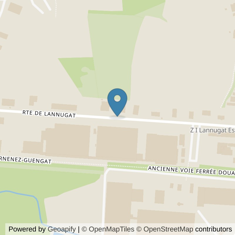 Map: location of L'Appart Fitness Douarnenez in Douarnenez