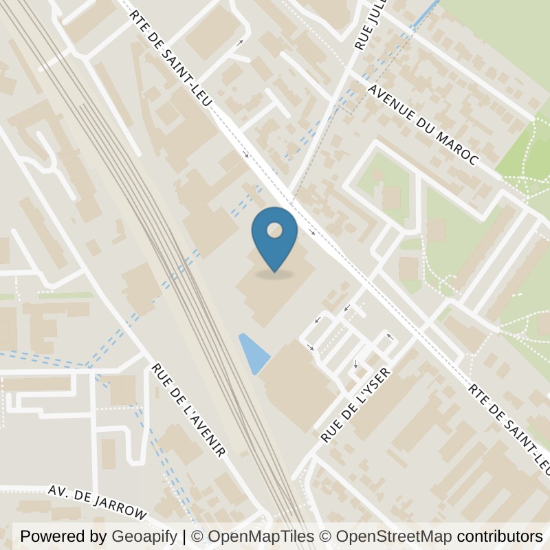 Map: location of L'Appart Fitness Epinay sur Seine in Épinay-sur-Seine