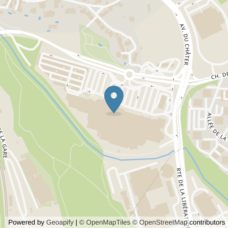 Map: location of L'Appart Fitness Francheville in Francheville