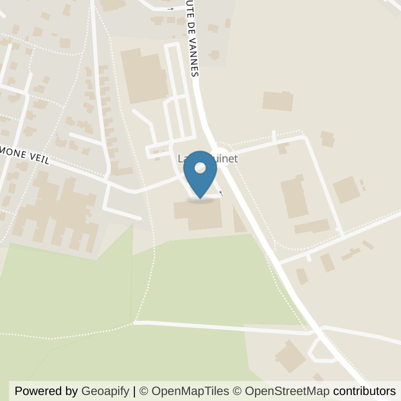 Map: location of L'Appart Fitness Grand-Champ in Grand-Champ
