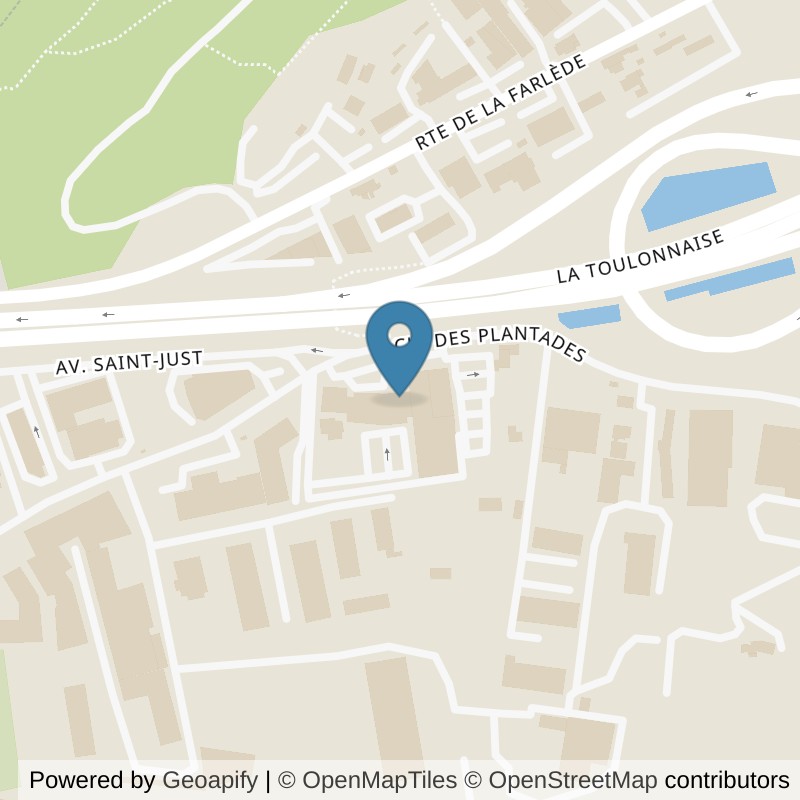 Map: location of L'Appart Fitness La Garde in La Garde