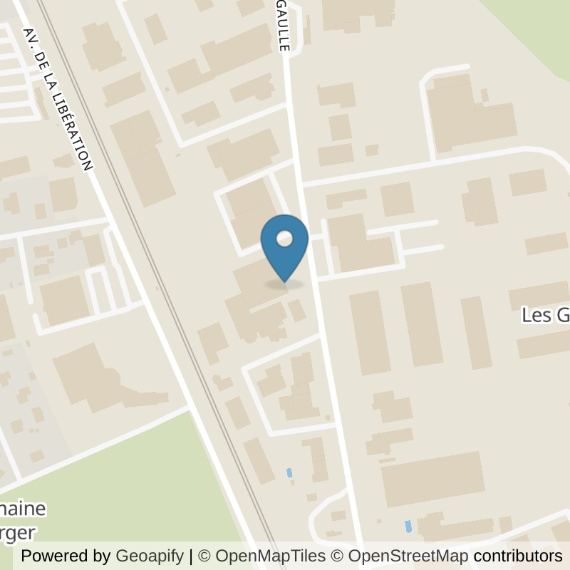 Map: location of L'Appart Fitness Roanne - Le Coteau in Le Coteau