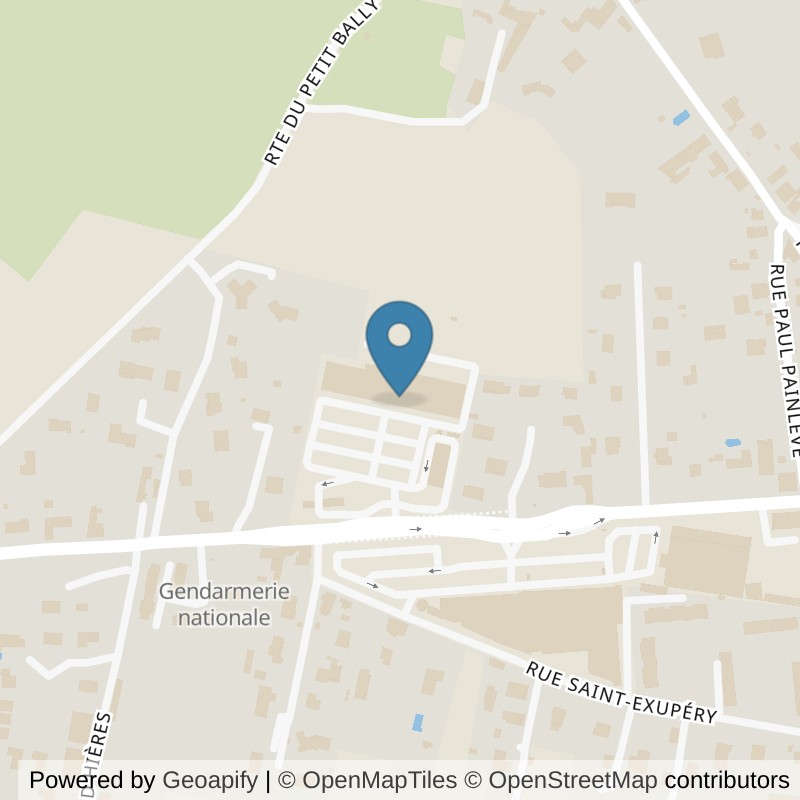 Map: location of L'Appart Fitness Les Abrets in Les Abrets en Dauphiné