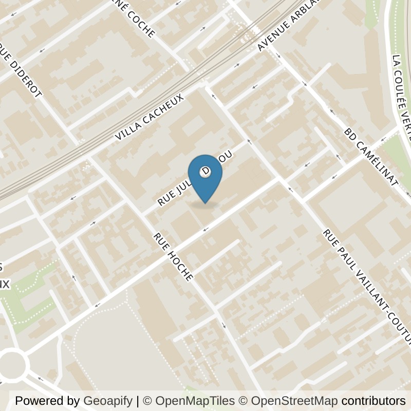 Map: location of L'Appart Fitness Malakoff in Malakoff