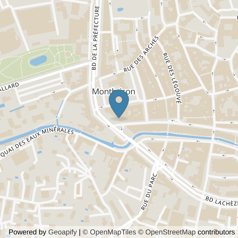 Map: location of L'Appart Fitness Montbrison in Montbrison