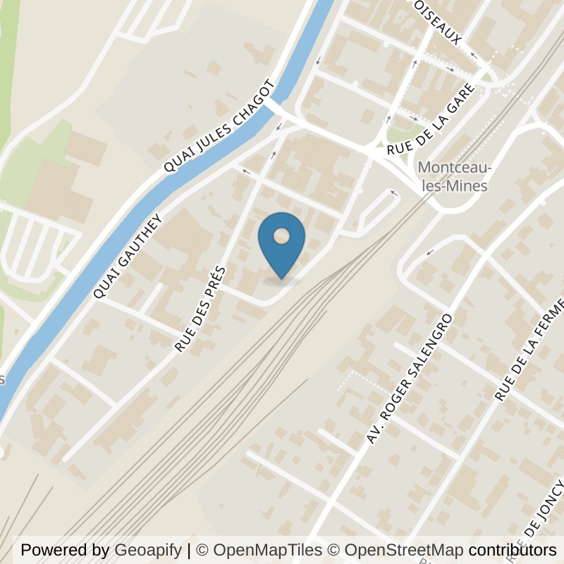 Map: location of L'Appart Fitness Montceau-les-Mines in Montceau-Les-Mines