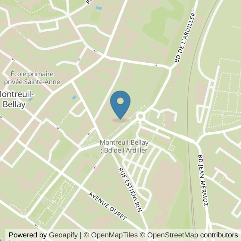 Map: location of L'Appart Fitness Montreuil-Bellay in Montreuil-Bellay