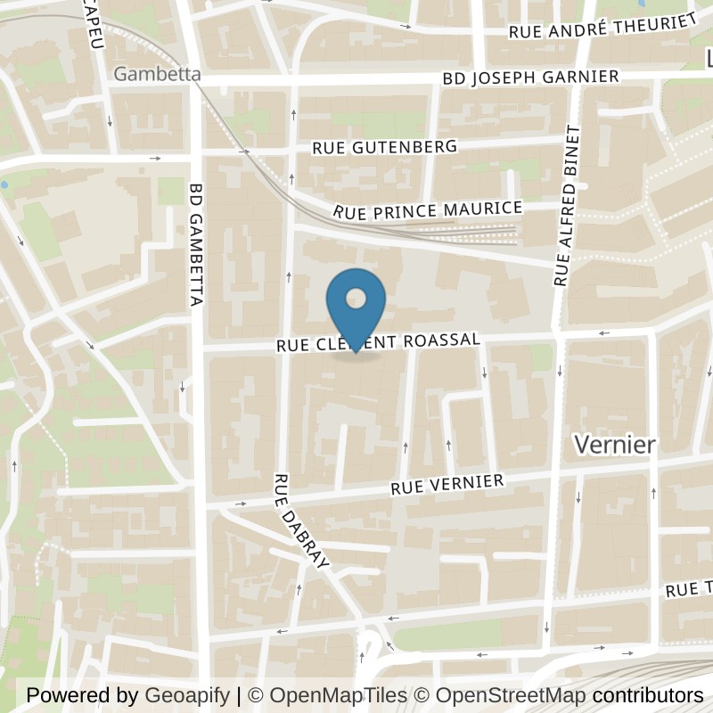Map: location of L'Appart Fitness Nice in Nice