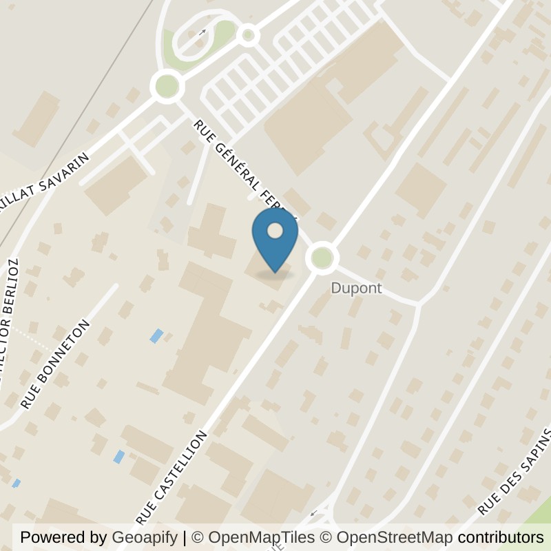 Map: location of L'Appart Fitness Oyonnax in Oyonnax